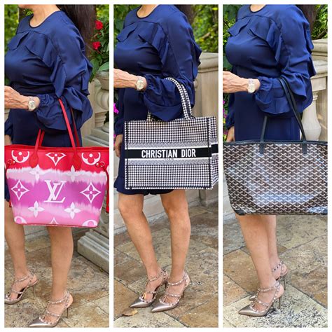 The Tote Showdown: LV Neverfull vs Dior Book Tote vs Goyard 